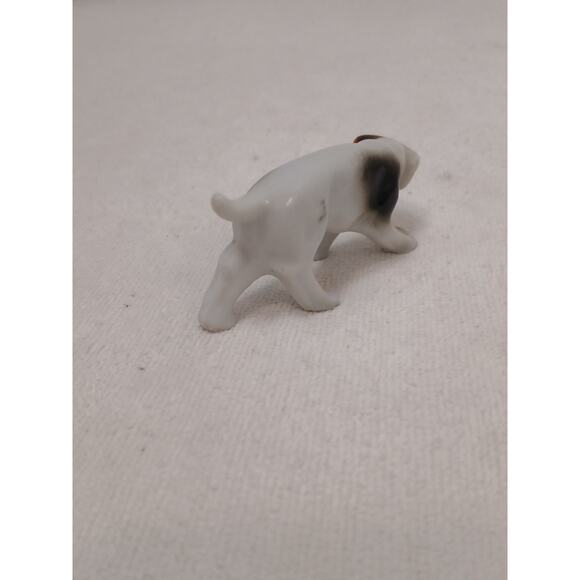 Vntg Beagle Hunting Hound Dog 3" Ceramic Figure Brown White Spots Japan Collect - Picture 12 of 15